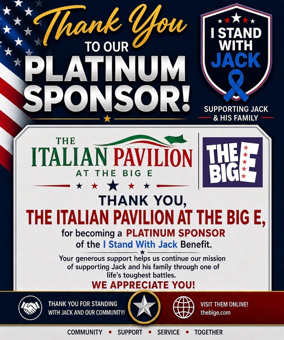 Thank you The Italian Pavilion at The Big E - Platinum Level Donor